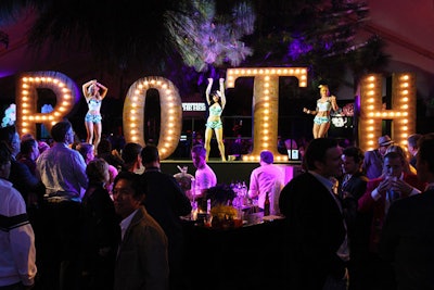 Larger-than-life light-up letters spelled out the host group's name at Roth Capital Partners' Orange County conference, with a party that included a performance by Macklemore.