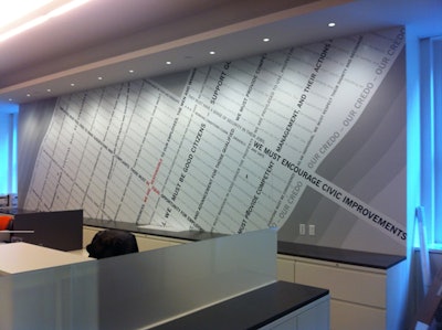 Johnson & Co. Office Wall Graphic
