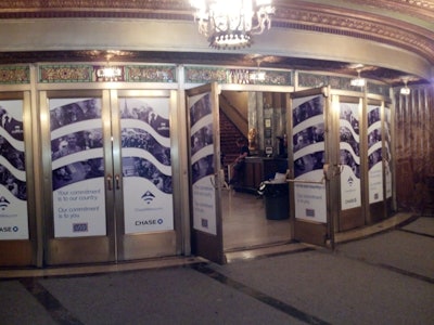 Chase Door Graphics at the Beacon Theater