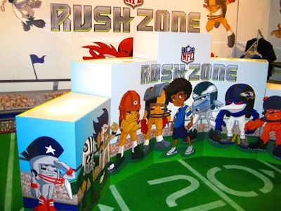 NFL Rush Zone Toy Fair Booth