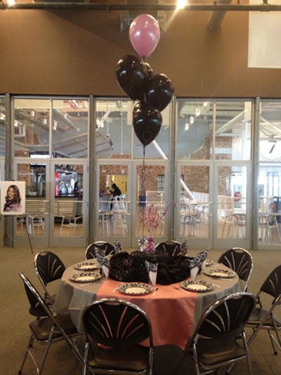 You have the flexibility to chose your own colors and styles fitting to your event