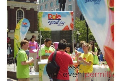Dole Sensation event at Faneuil Hall