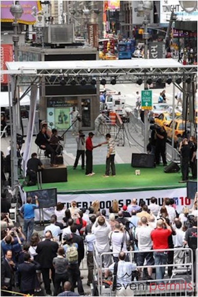 EA’s Tiger Woods PGA Tour 10 Event – Times Square, NYC