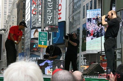 EA’s Tiger Woods PGA Tour 10 Event – Times Square, NYC