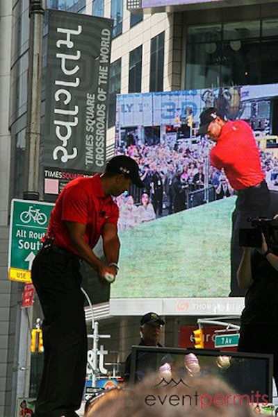 EA’s Tiger Woods PGA Tour 10 Event – Times Square, NYC