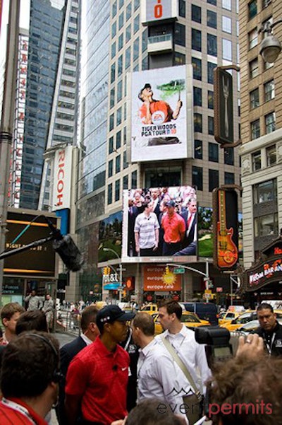 EA’s Tiger Woods PGA Tour 10 Event – Times Square, NYC