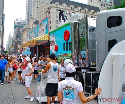 Ben & Jerry’s serves thousands in New York