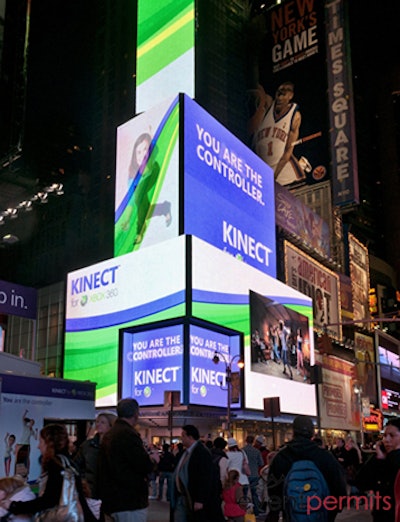 Microsoft’s Xbox Kinect Game Launch – Times Square – NYC