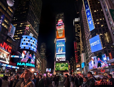 Microsoft’s Xbox Kinect Game Launch – Times Square – NYC