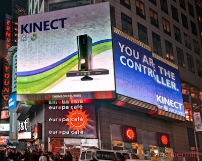 Microsoft’s Xbox Kinect Game Launch – Times Square – NYC