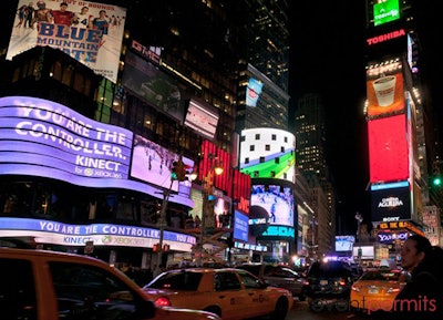 Microsoft’s Xbox Kinect Game Launch – Times Square – NYC