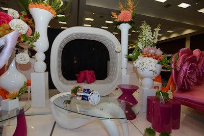 Luxe Event Rentals put its furnishings on display at BizBash IdeaFest South Florida.