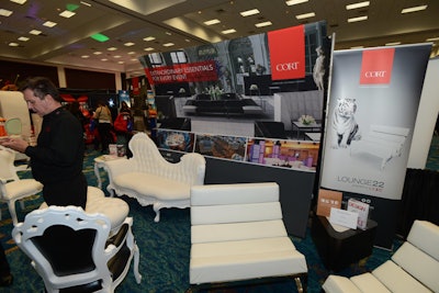 CORT created a lounge at BizBash IdeaFest South Florida.