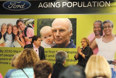 Bloggers heard about a variety of topics at the 'Forward with Ford' conference, such as how baby boomers make purchasing decisions.