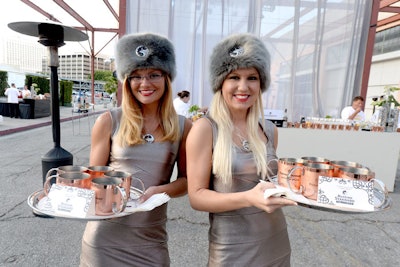 Cocktails were provided by Russian Standard vodka.