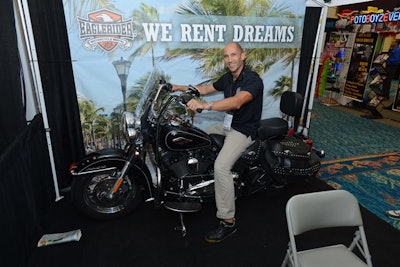 EagleRider Motorcycle Rentals & Tours brought its wares to the BizBash IdeaFest South Florida.