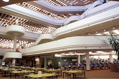 Toronto Reference Library, central atrium