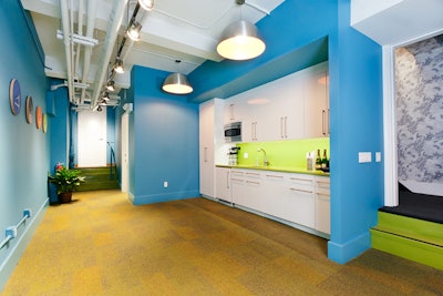 One of three kitchenettes in OFFSITE…