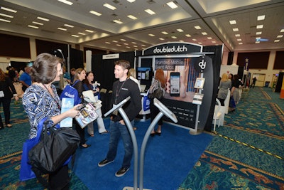 DoubleDutch, the official mobile app provider, also had a booth at BizBash IdeaFest South Florida.