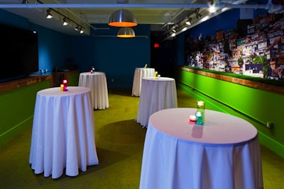 Or set up the Underground for a elegant evening soiree.