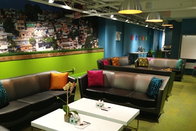 Bring our sofas downstairs to create a lounge…