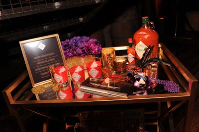 At Playboy's Super Bowl party presented by Crown Royal, sponsor Tabasco invited chef John Besh to create a menu for the evening. The dishes, which included 'Buffaleaux' sliders and fried chipotle shrimp tacos, were all seasoned with the hot sauce.