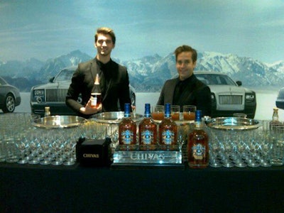 Our bar backs at a Chivas Event in NYC