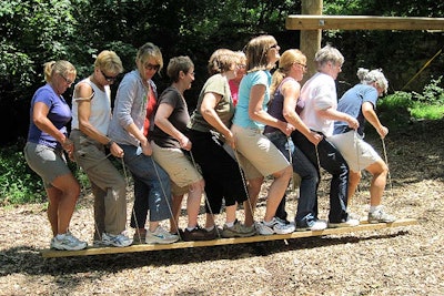 One way to empower your group? A fun teambuilding exercise. Terrapin Adventures' activities include obstacle courses, ropes courses, zip-line trips, and ice-breaker-style puzzles.