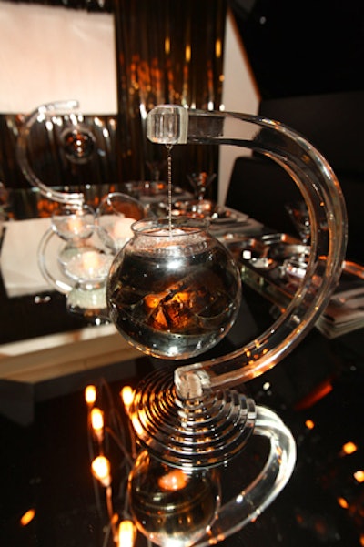 At Diffa’s Dining by Design in Chicago in 2011, Erg International’s table, designed by Weetu, was topped with filmstrip-filled glass bowls.