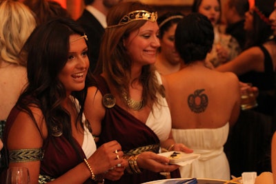 Ladies were encouraged to wear 'Grecian-glam' or 'Cleopatra-chic' attire.