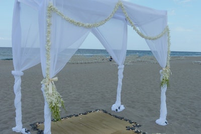 Seaside chuppah