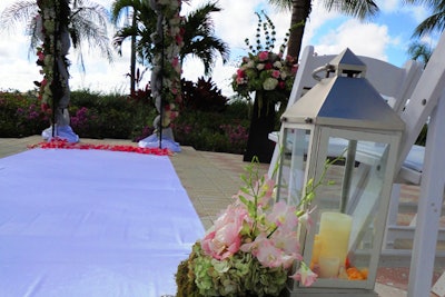 LED pillar candles in various heights