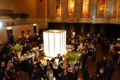 Gala reception, trading floor