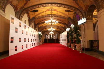 +100 ft. red carpet and media arrival, step n repeat, lighting, crowd control.