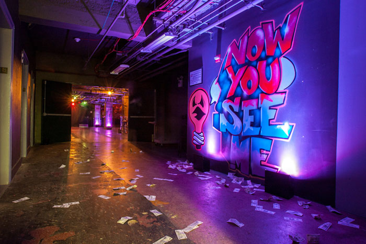 Money Drops Over 'now You See Me' Premiere Party 