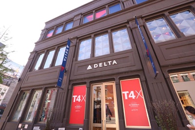 The pop-up took over the first two floors of a former Tommy Hilfiger store in SoHo.