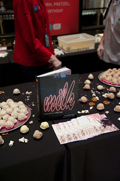 Momofuku Milk Bar pastry chef Christina Tosi was simply inspired by the concept of movie night, offering up her popcorn-, pretzel-, and birthday-flavored cake truffles.