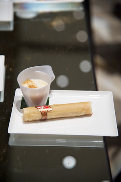 Scarface inspired the crispy foie gras and duck 'cigars' served by chef Douglas Rodriguez.
