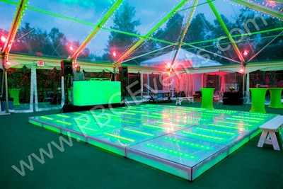 Illuminated ALL Acrylic Dance Floor