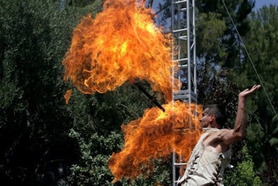 Zen Arts Fire Dancer