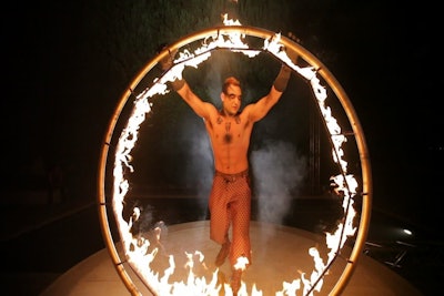 Fire Cyr Wheel Zen Arts
