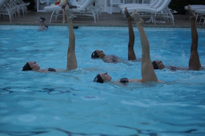 Zen Arts Synchronized Swimmer Rehearsal