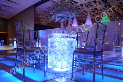 Illuminated Ice Table