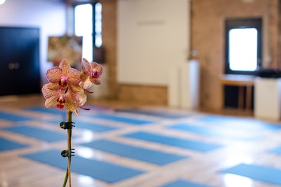 Host a relaxing private retreat, complete with yoga!