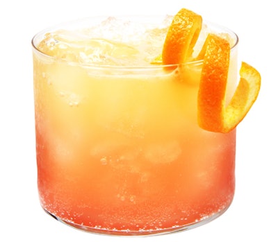 For an updated take on the classic margarita, mix Cointreau orange liqueur, Tequila Avión, blood orange juice, and fresh sour mix.