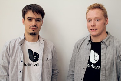 Josef Dunne and Mayel de Borniol, co-founders, Babelverse