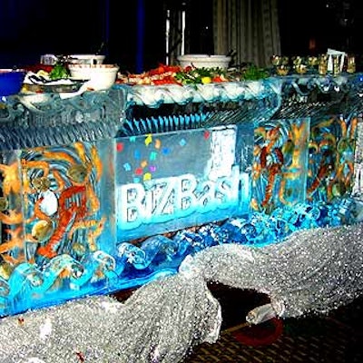 At BizBash's own Event Style Awards back in 2003, Ice Art's giant ice bar had shrimp and lobsters frozen inside.