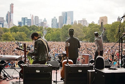 The attendees of last year’s Global Citizen Festival in Central Park—which hosted the Black Keys, Neil Young, the Foo Fighters, and more—earned tickets via an online app created by the host, Global Poverty Project.