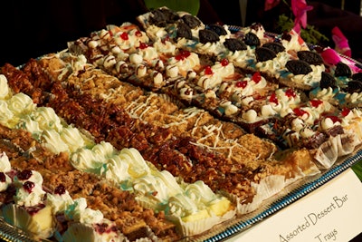 How sweet it is: assorted dessert bars
