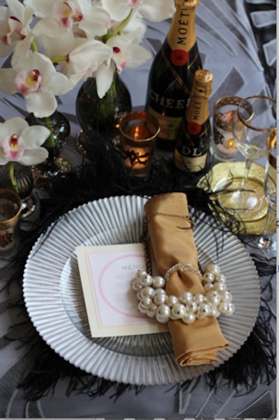 A 1920s-Style Setup From BBJ Linen and A Perfect Event